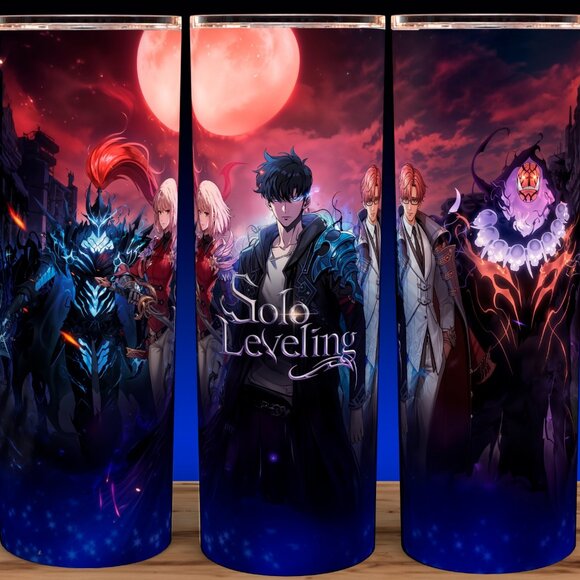 Solo Leveling Sung Jinwoo Anime  Collection Cup Mug Tumbler 20oz - Picture 1 of 4